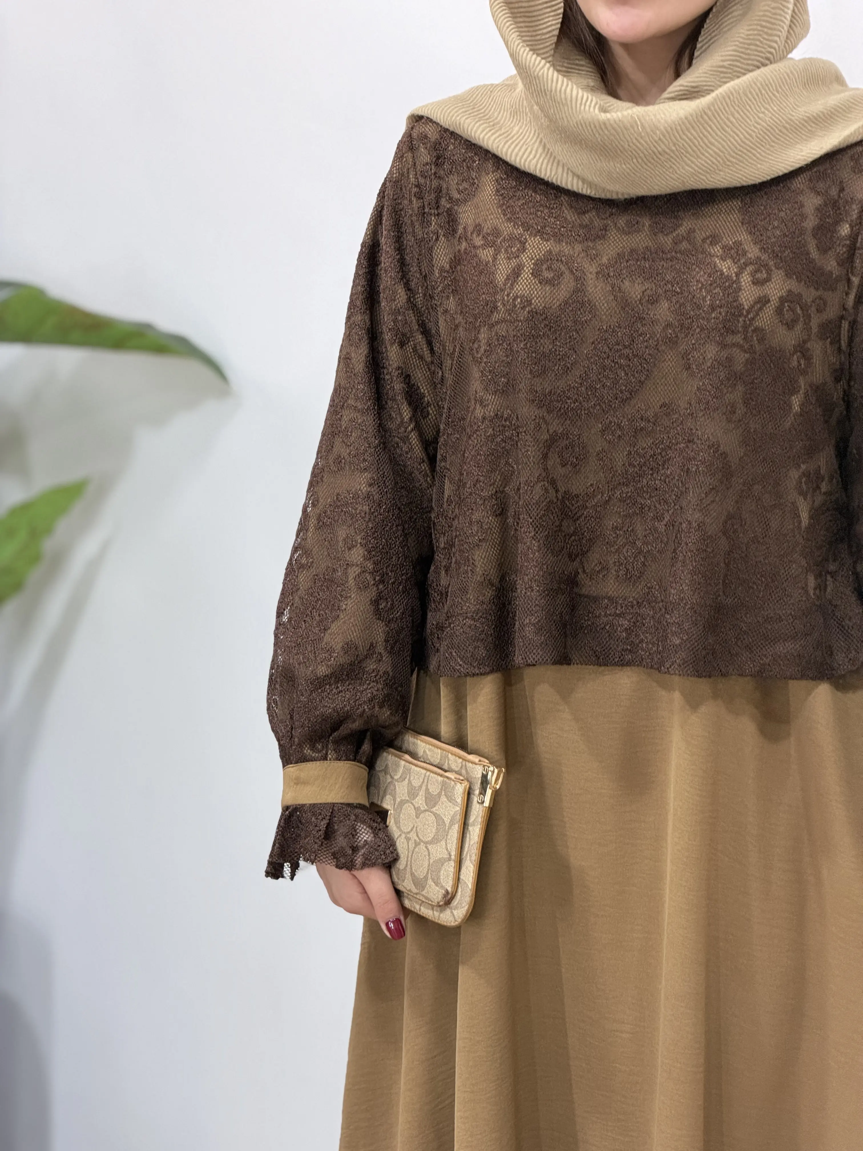 پیراهن مانتویی بلند ماریا